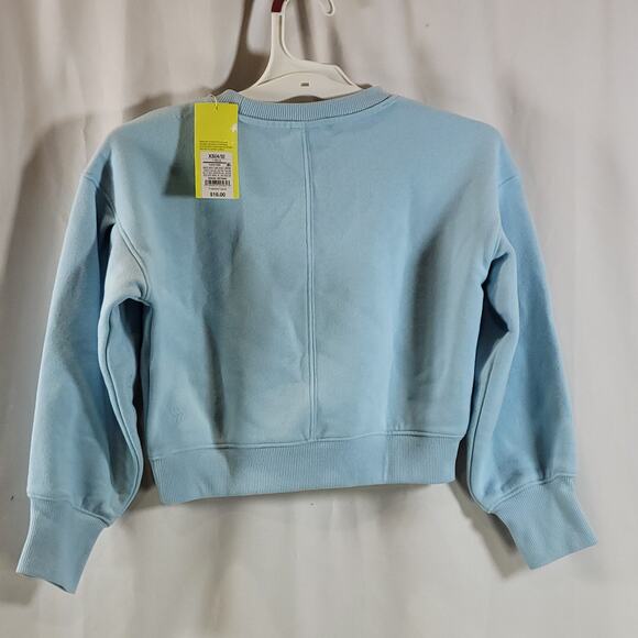 All In Motion Long Sleeve Sweatshirt, Light Blue, Size XS (4/5), NWT - Picture 2 of 5